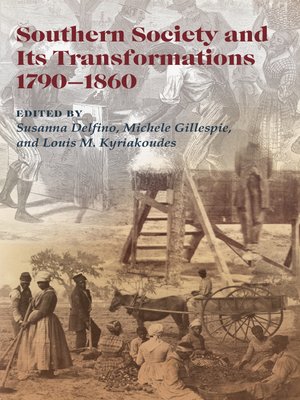 cover image of Southern Society and Its Transformations, 1790-1860